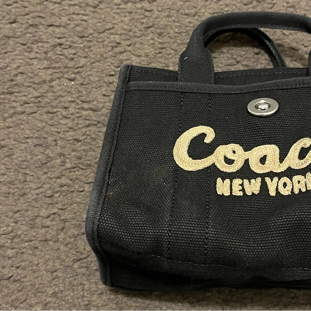 Coach Mini Cargo Canvas Tote Bag - Picture 4 of 10